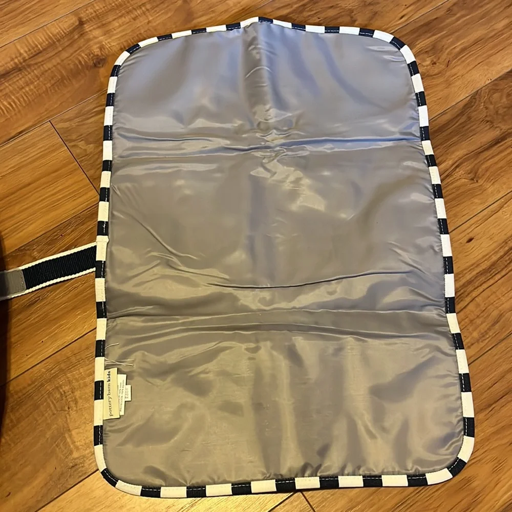 PB Kids Striped Harper Diaper Tote